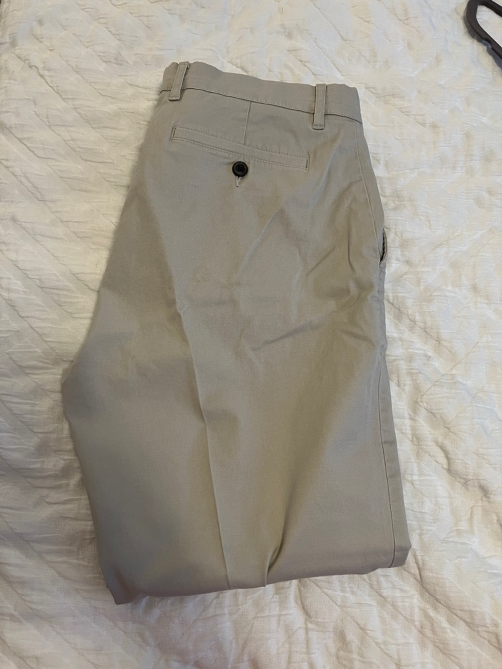 Goodthreads Slim Stretch Chinos in Light Beige - Picture 3 of 4